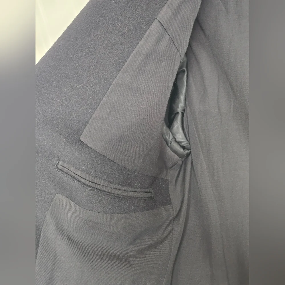 Allsaints Black Wool Coat - Picture 11 of 15